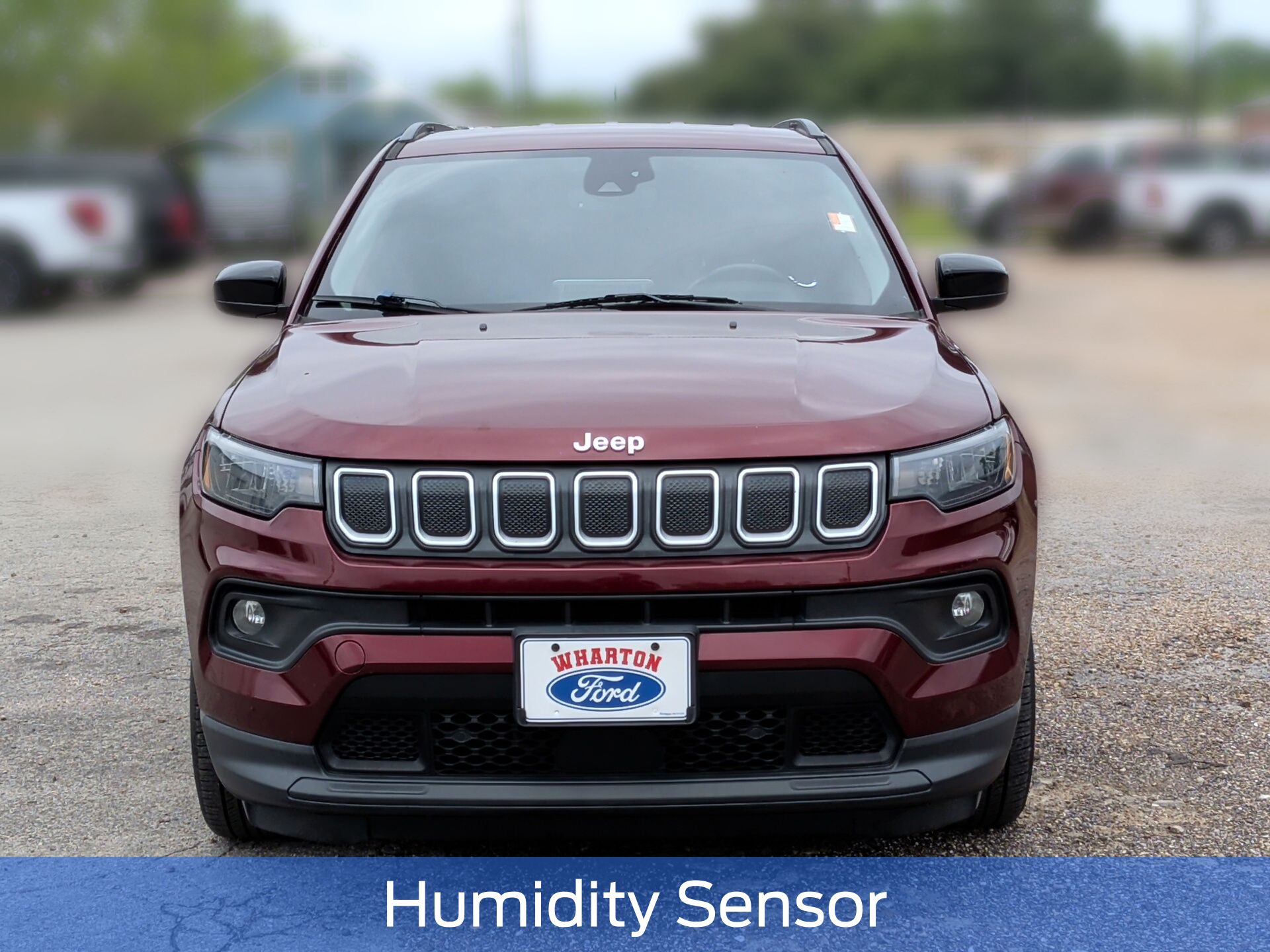 2022 Jeep Compass Latitude Red at Texan Dodge Chrysler Jeep Ram