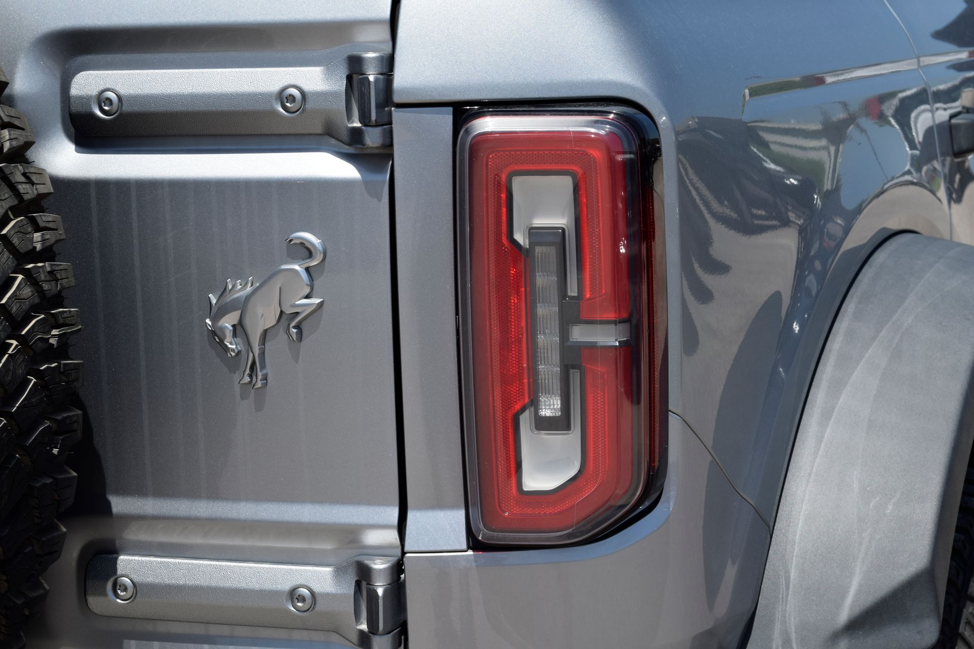 2023 Ford Bronco Badlands Silver at Joe Myers Mazda Kia