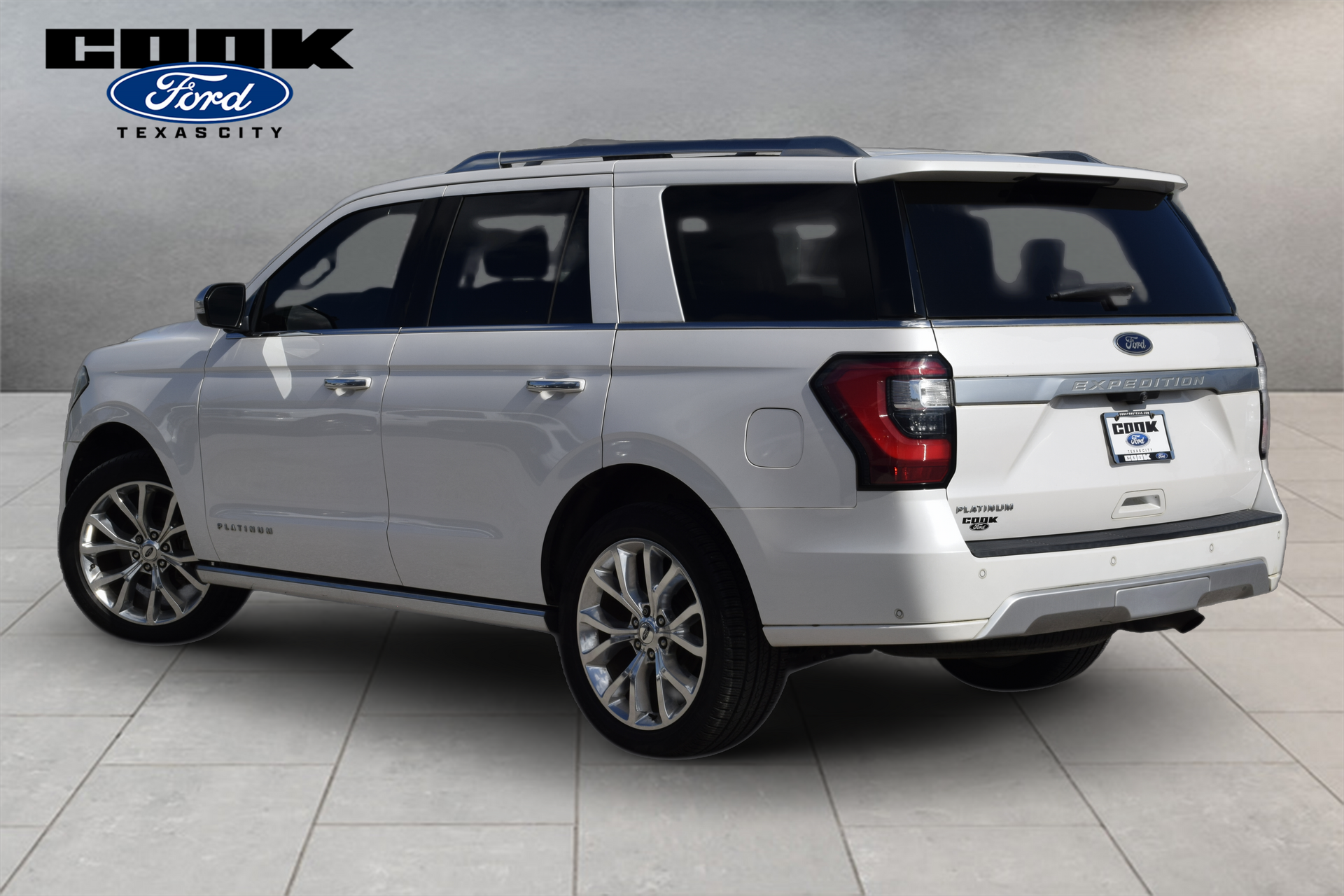 2019 Ford Expedition Platinum White at Emmons Autoplex