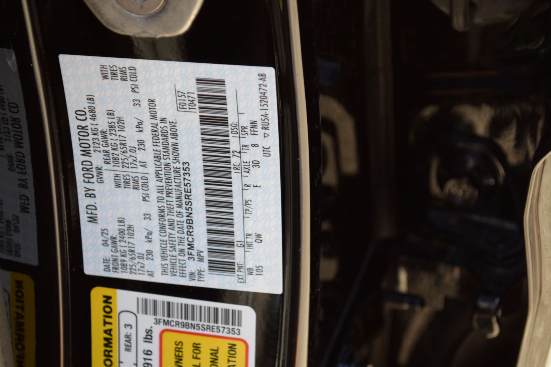 2025 Ford Bronco Sport Big Bend Black at Baytown Hyundai