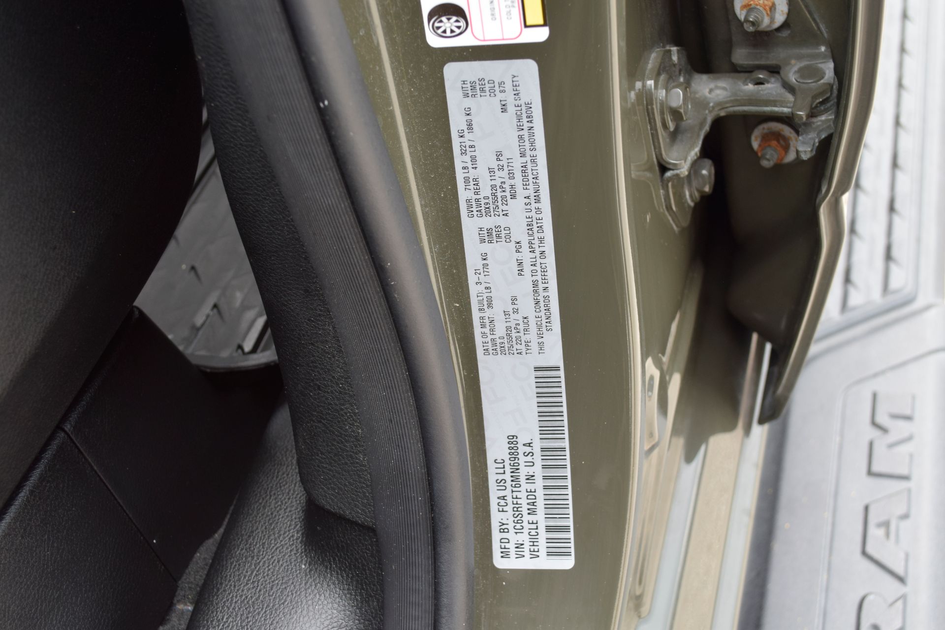 2021 Ram 1500 Big Horn/Lone Star Green at DeMontrond Auto Country