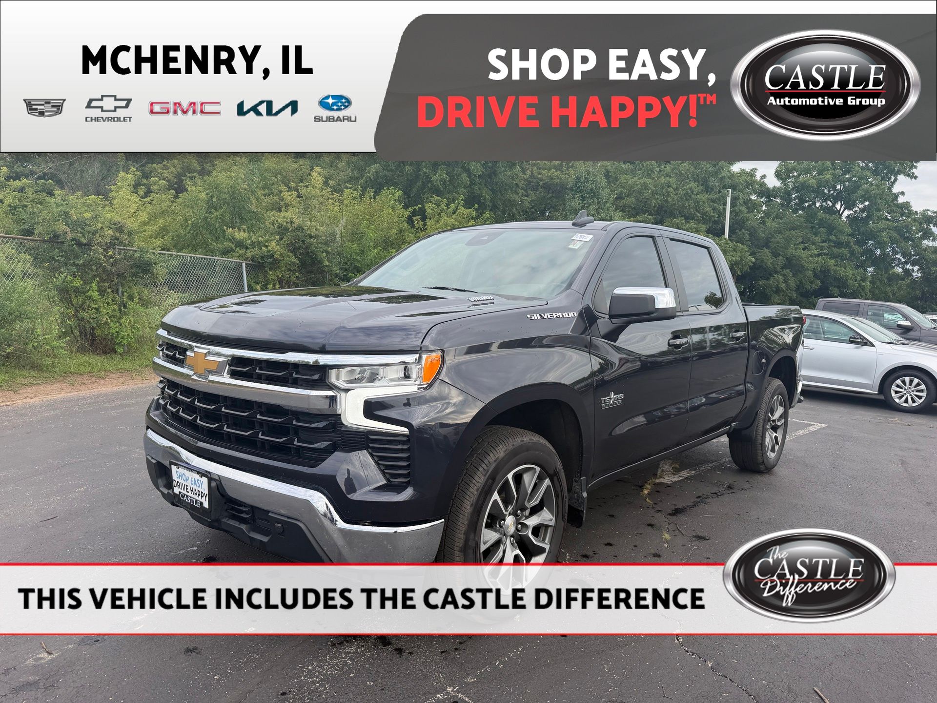 Dark Ash Metallic 2022 Chevrolet Silverado 1500 Pickup Truck 4X2 Automatic
