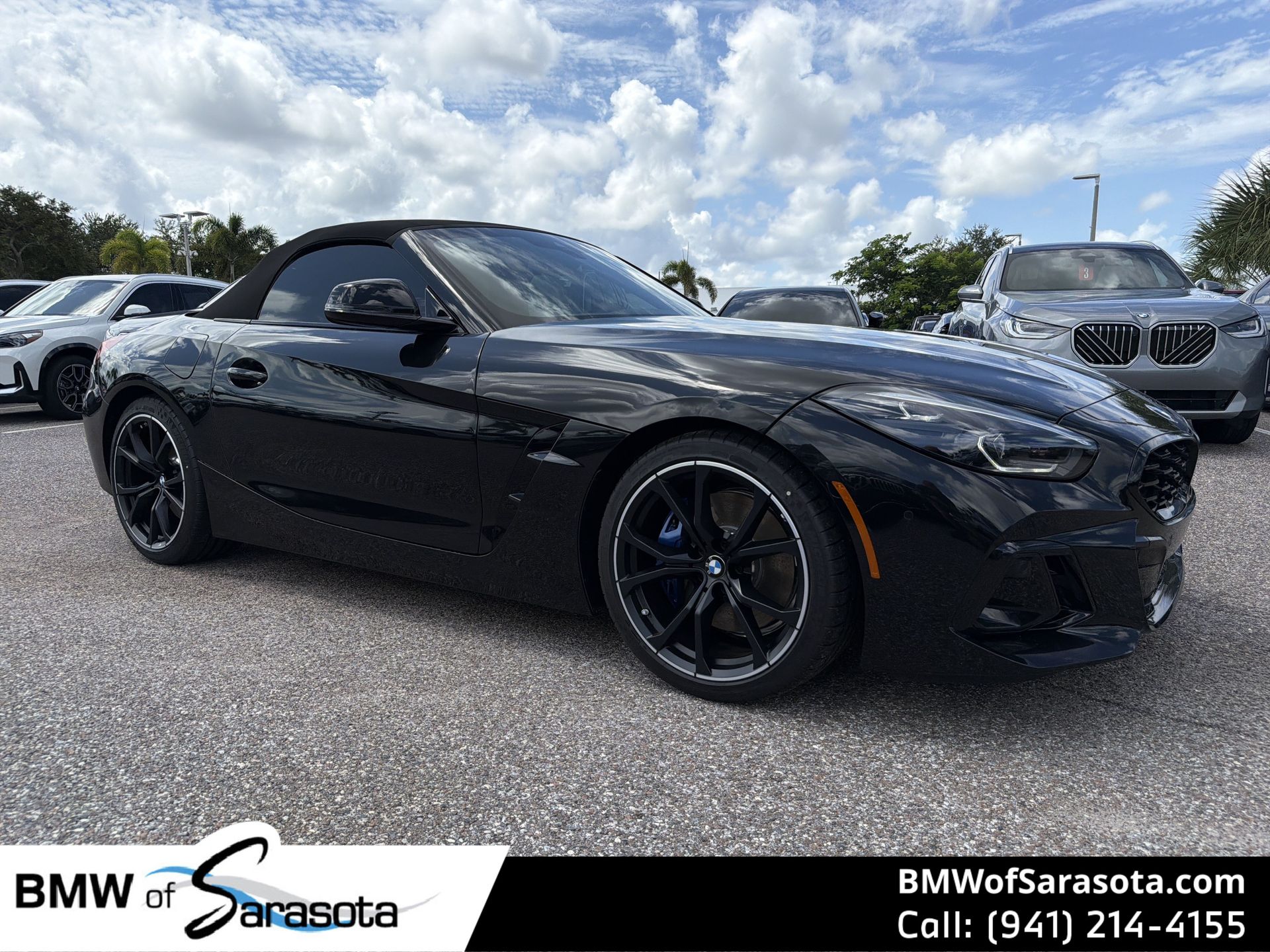 Black Sapphire Metallic 2026 BMW Z4 Convertible Rear-Wheel Drive 8-Speed Automatic