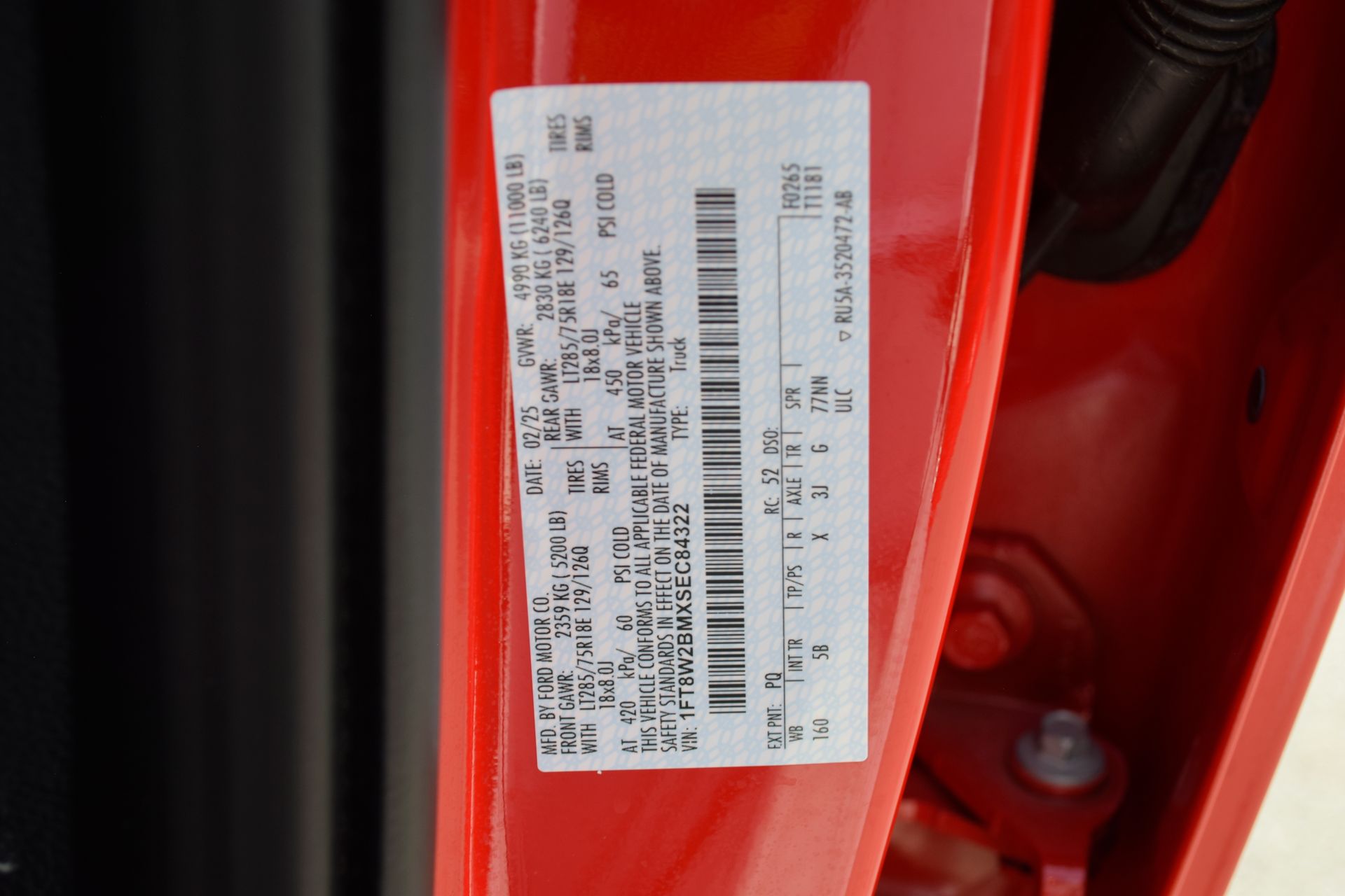 2025 Ford F-250SD Lariat Red at Cook Ford