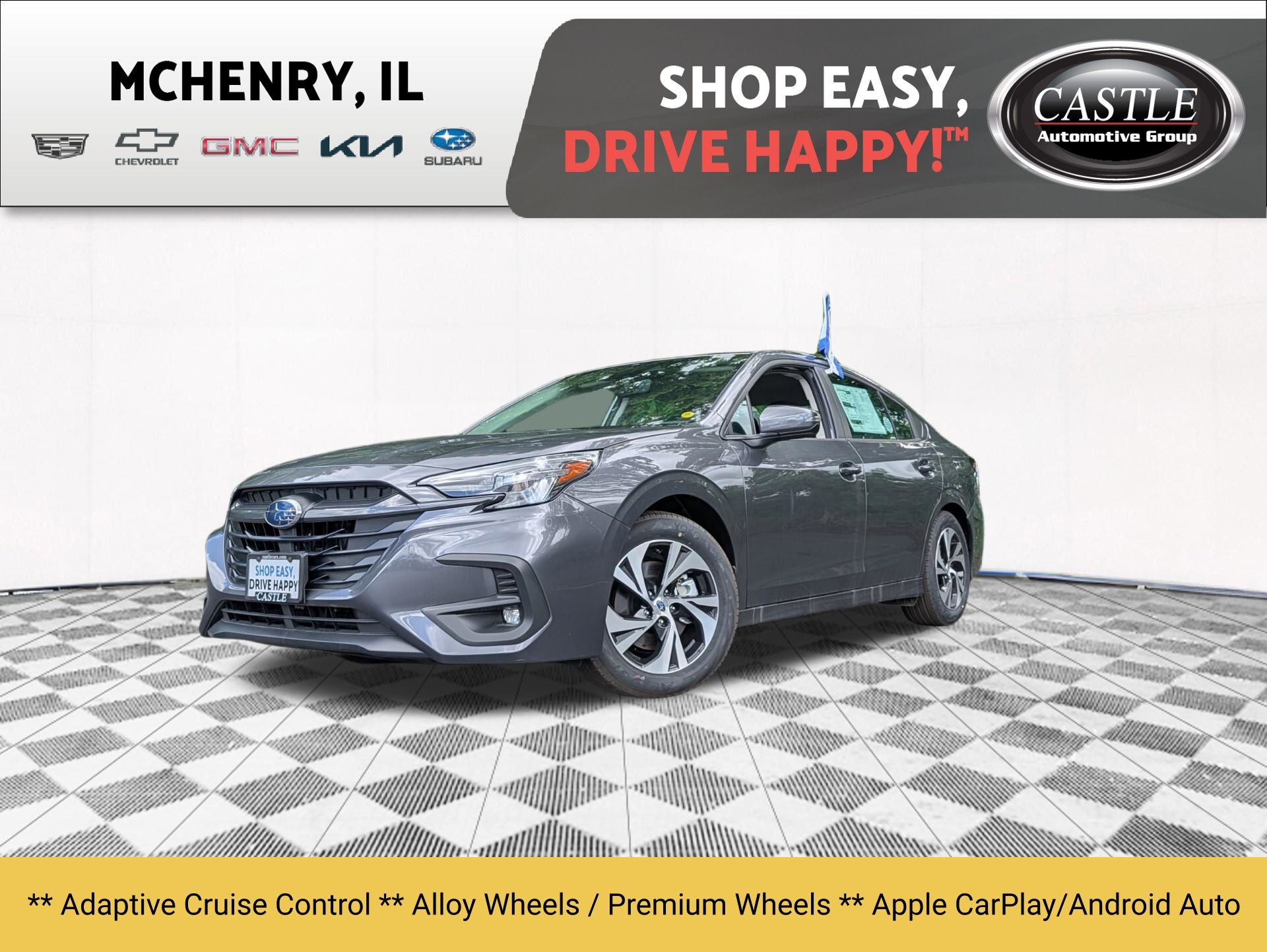 Magnetite Gray Metallic 2025 Subaru Legacy Sedan All-Wheel Drive Continuously Variable Transmission