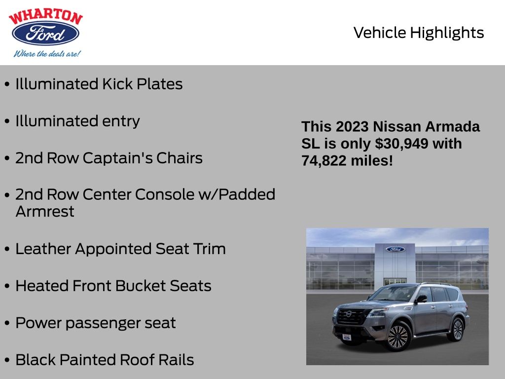 2023 Nissan Armada SL Gray at Joe Myers Mazda Kia