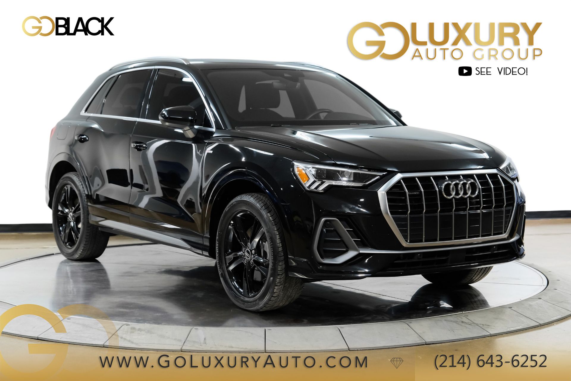 Black Metallic 2023 Audi Q3 SUV / Crossover All-Wheel Drive 8-Speed Automatic