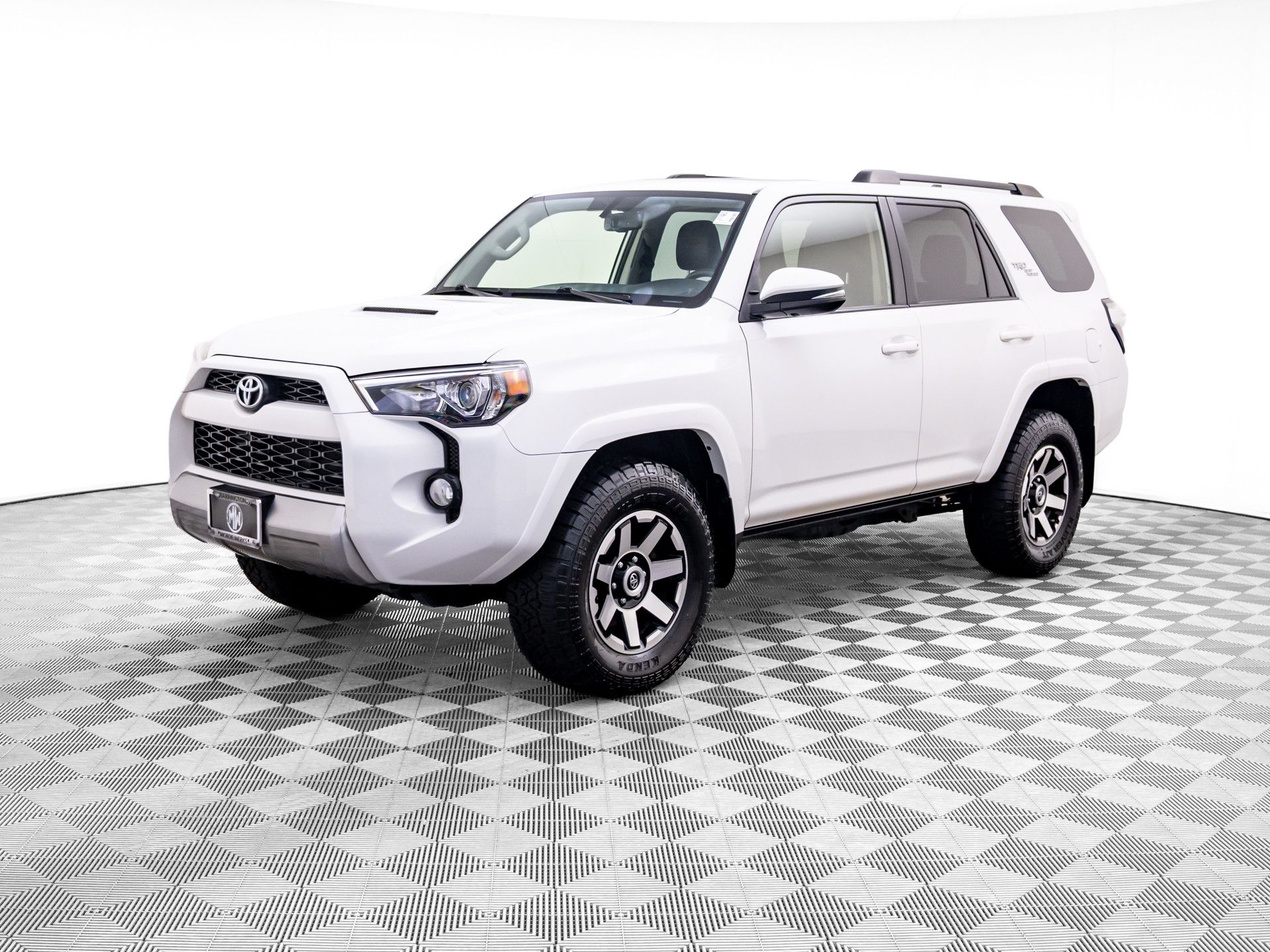 Super White 2019 Toyota 4Runner SUV / Crossover Four-Wheel Drive 5-Speed Automatic Overdrive