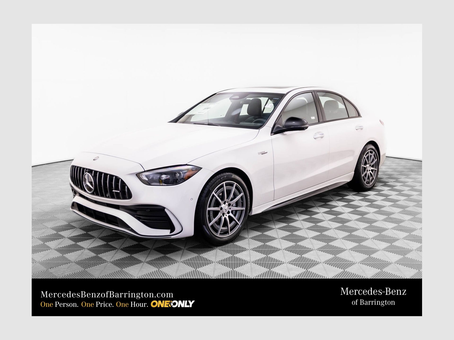 Polar White 2026 Mercedes-Benz C-Class Sedan All-Wheel Drive 9-Speed Automatic