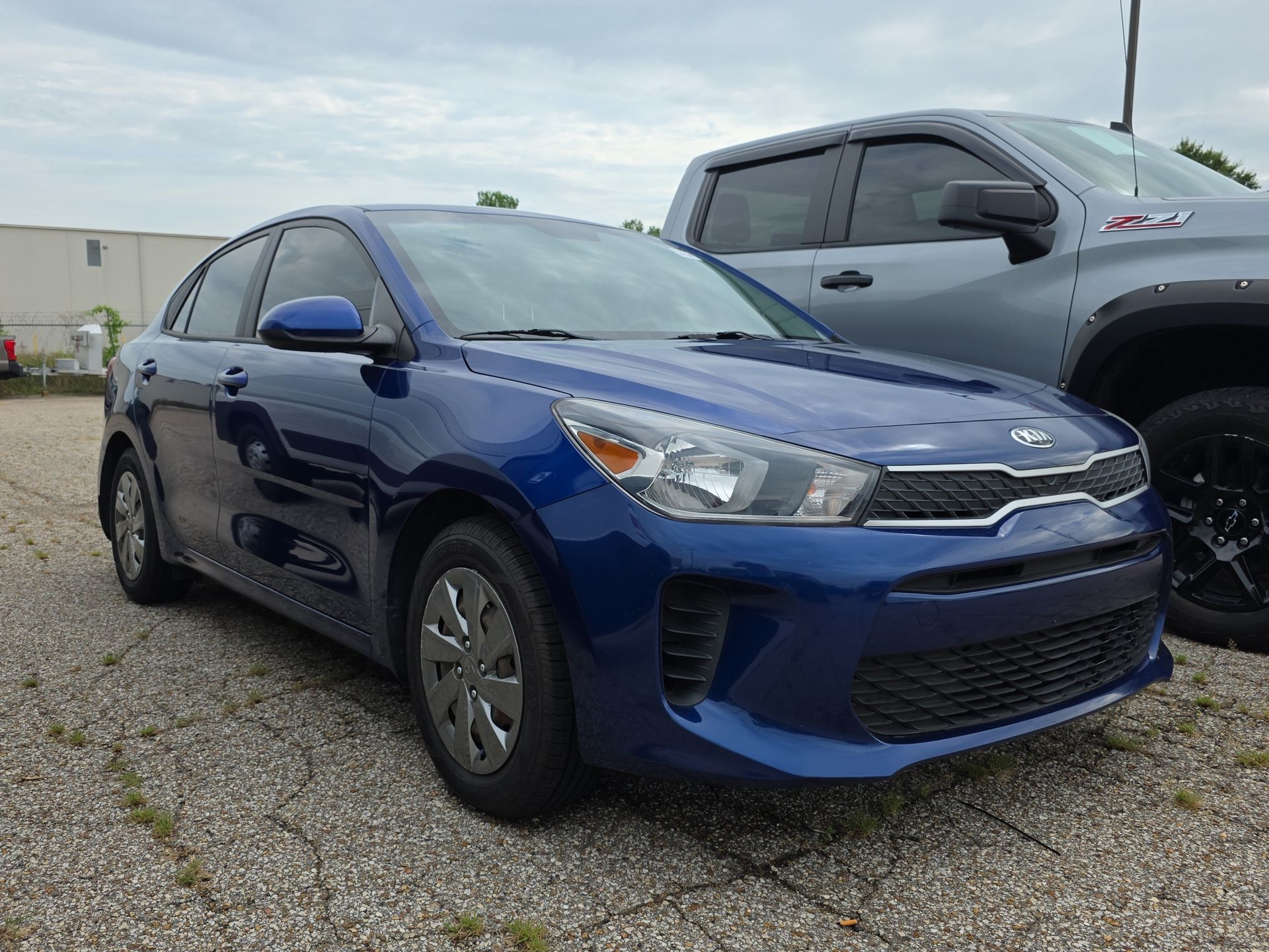 Deep Sea Blue 2020 Kia Rio Sedan Front-Wheel Drive Continuously Variable Transmission