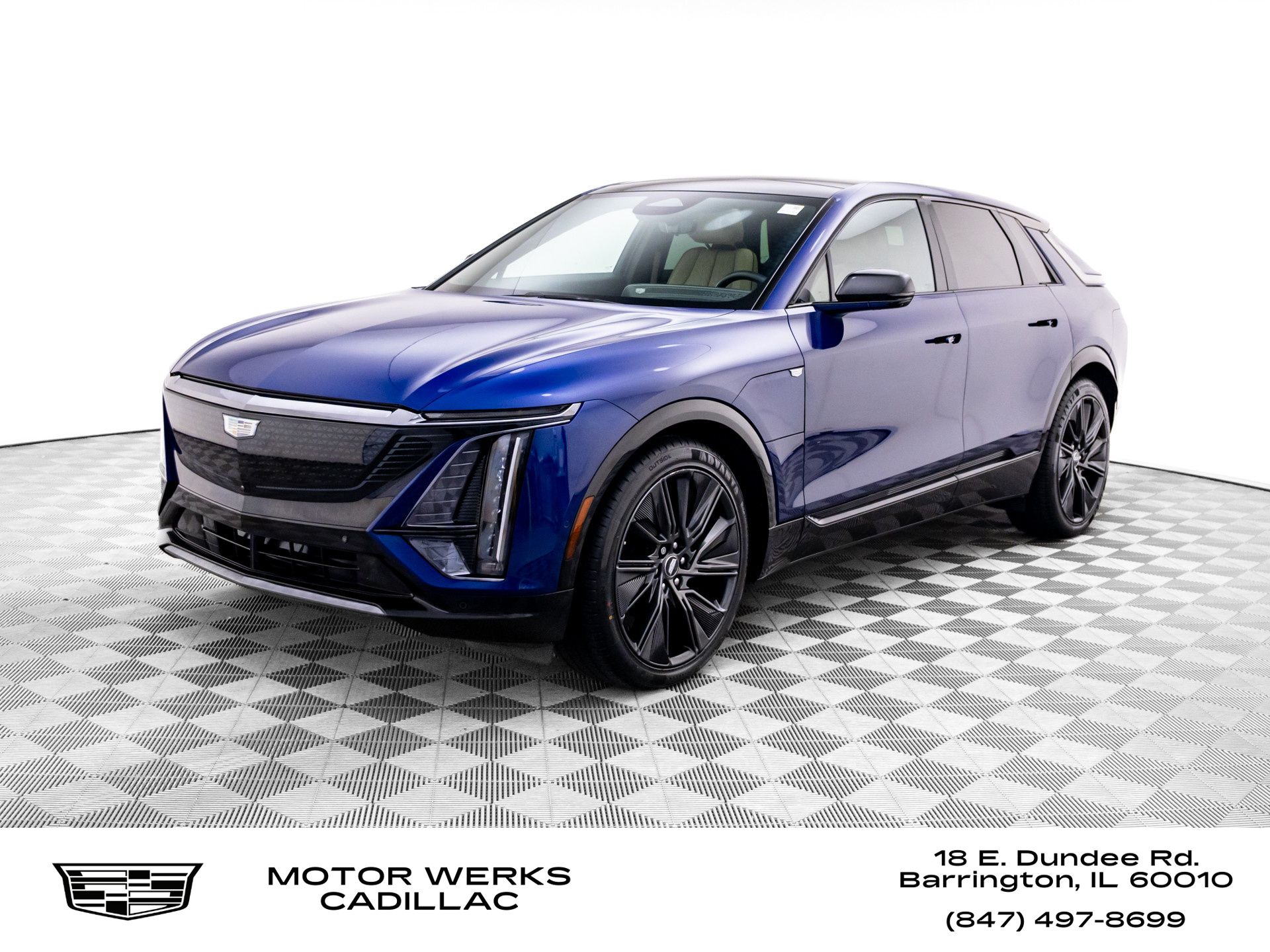 Opulent Blue Metallic 2024 Cadillac LYRIQ Sport 3 AWD SUV / Crossover All-Wheel Drive 1-Speed Automatic