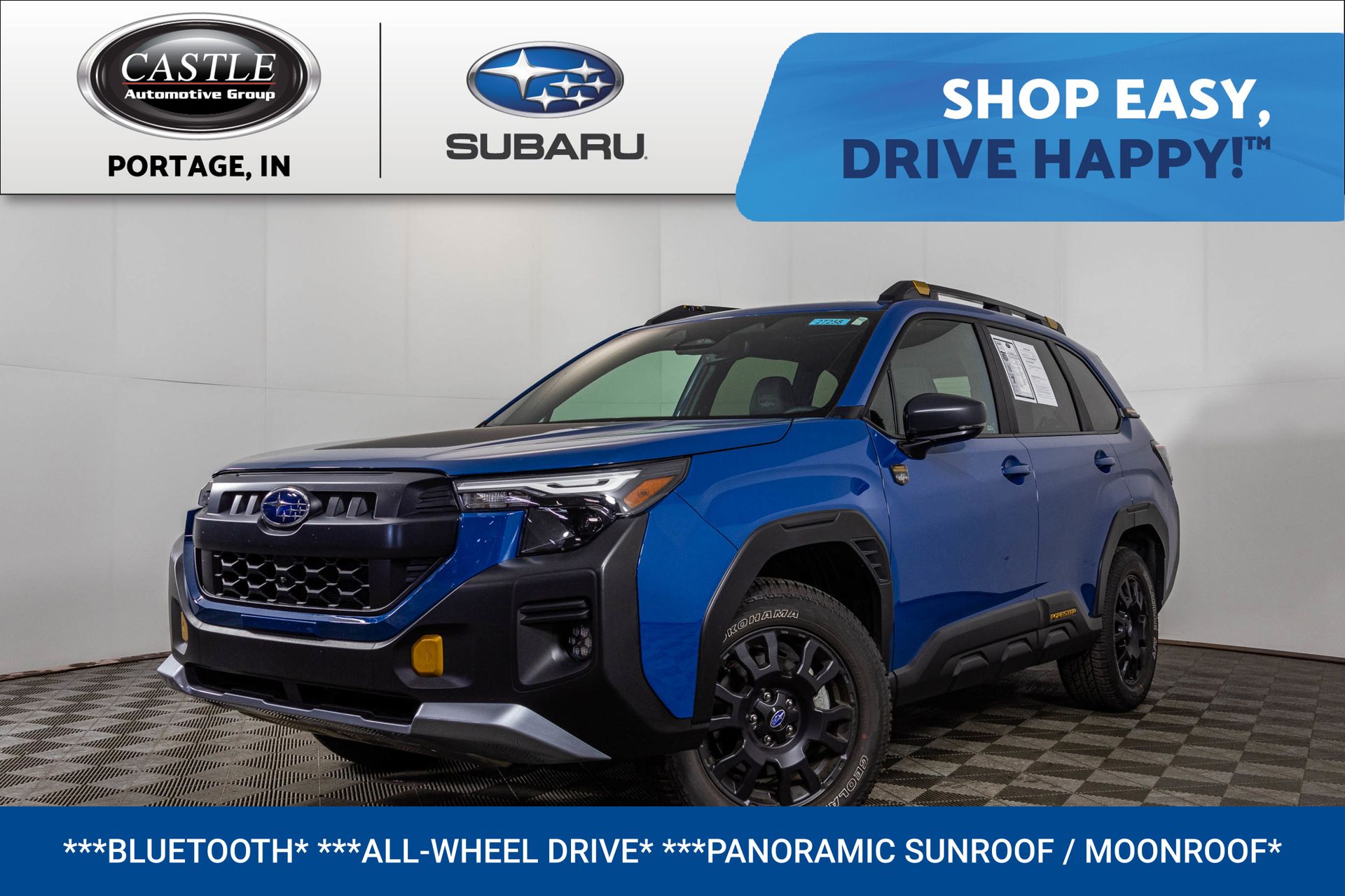 Geyser Blue 2026 Subaru Forester Wilderness Crossover AWD SUV / Crossover All-Wheel Drive Continuously Variable Transmission