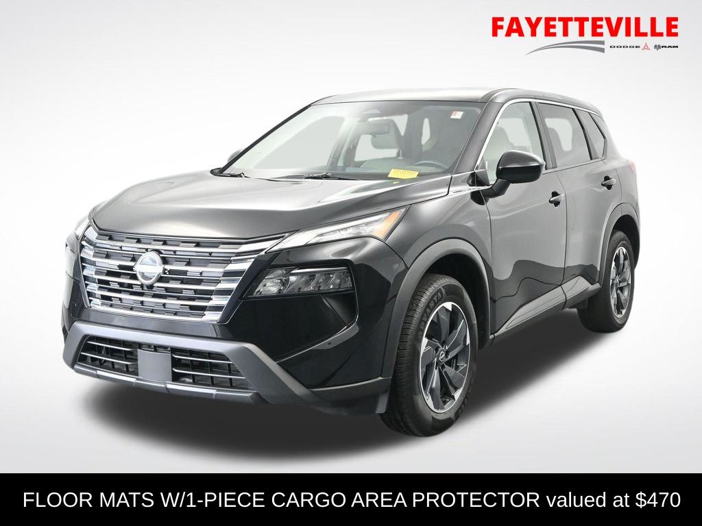 Super Black 2025 Nissan Rogue SUV / Crossover Front-Wheel Drive Continuously Variable Transmission