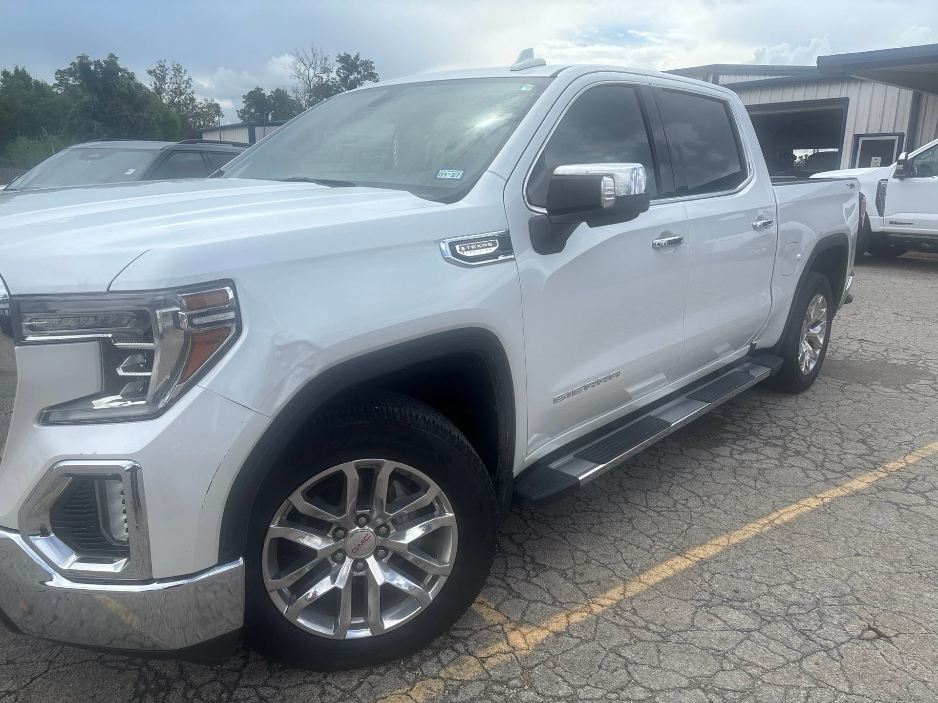2019 GMC Sierra 1500 SLT White at Emmons Autoplex