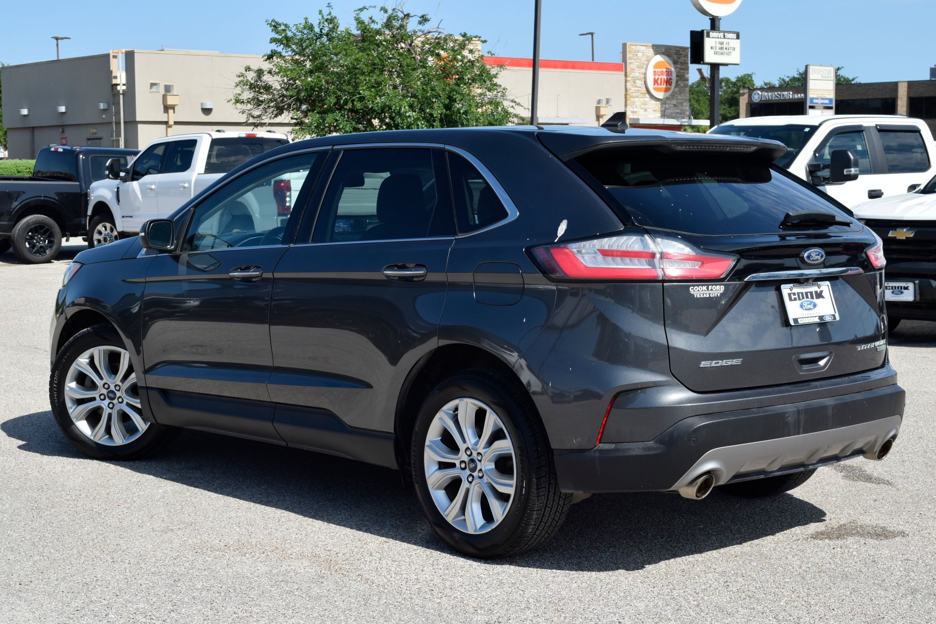 2020 Ford Edge Titanium Gray at DeMontrond Mazda