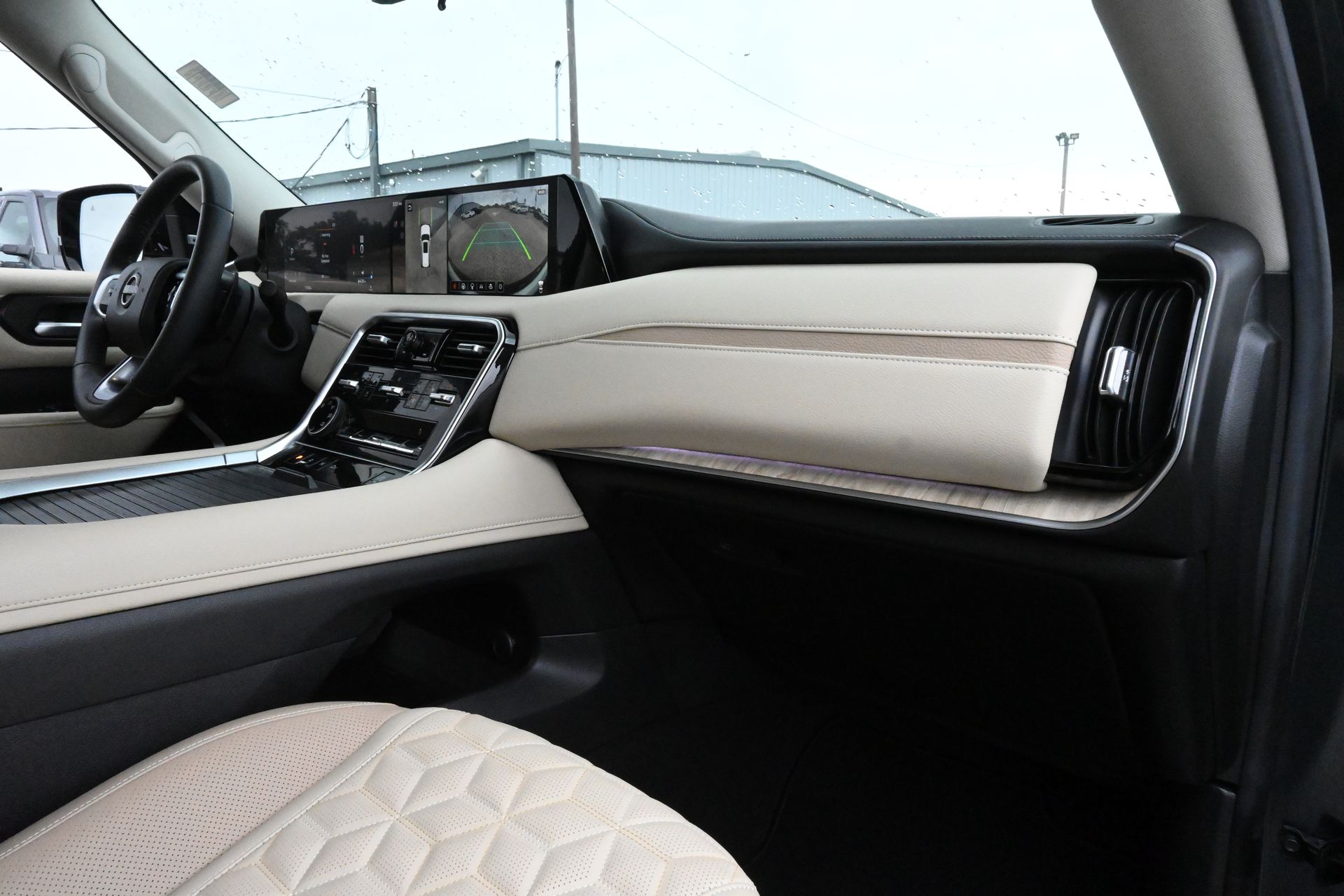 2025 Nissan Armada Platinum White at Central Houston Nissan