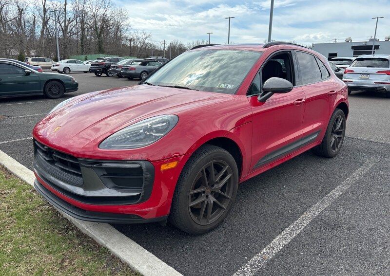 Red 2023 Porsche Macan T AWD SUV / Crossover All-Wheel Drive 7-Speed Automatic