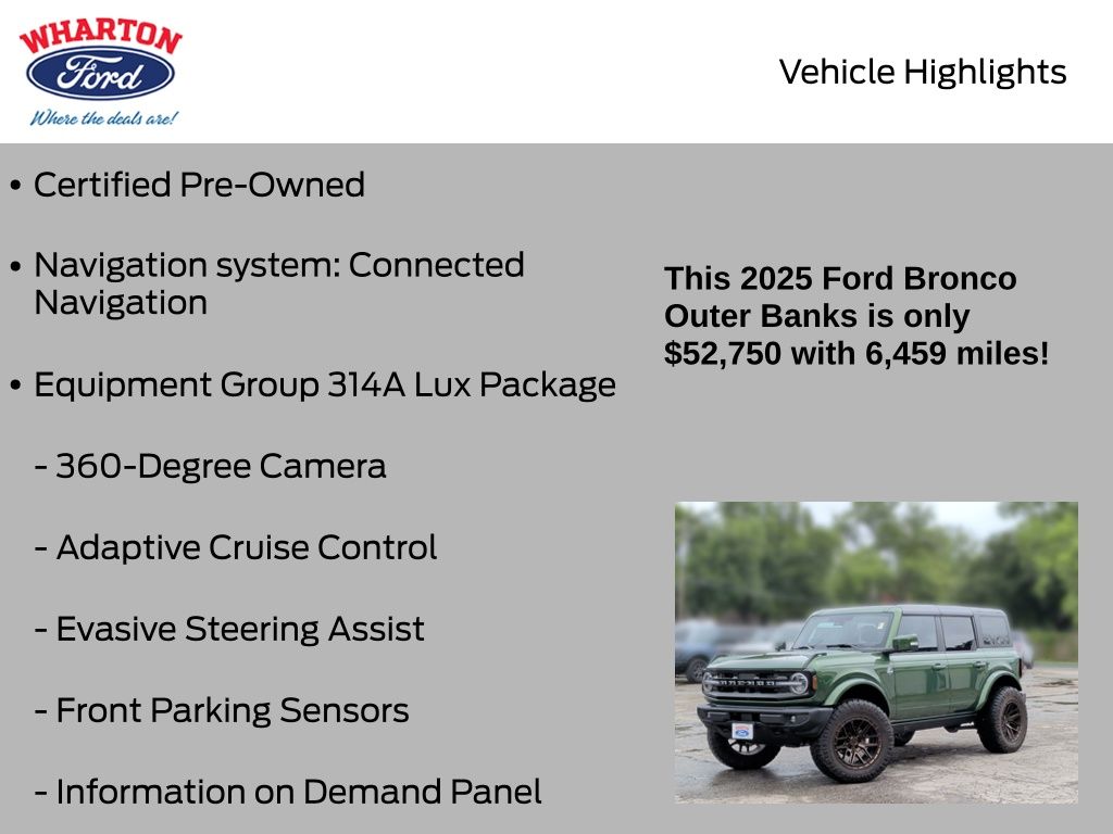 2025 Ford Bronco Outer Banks - 5