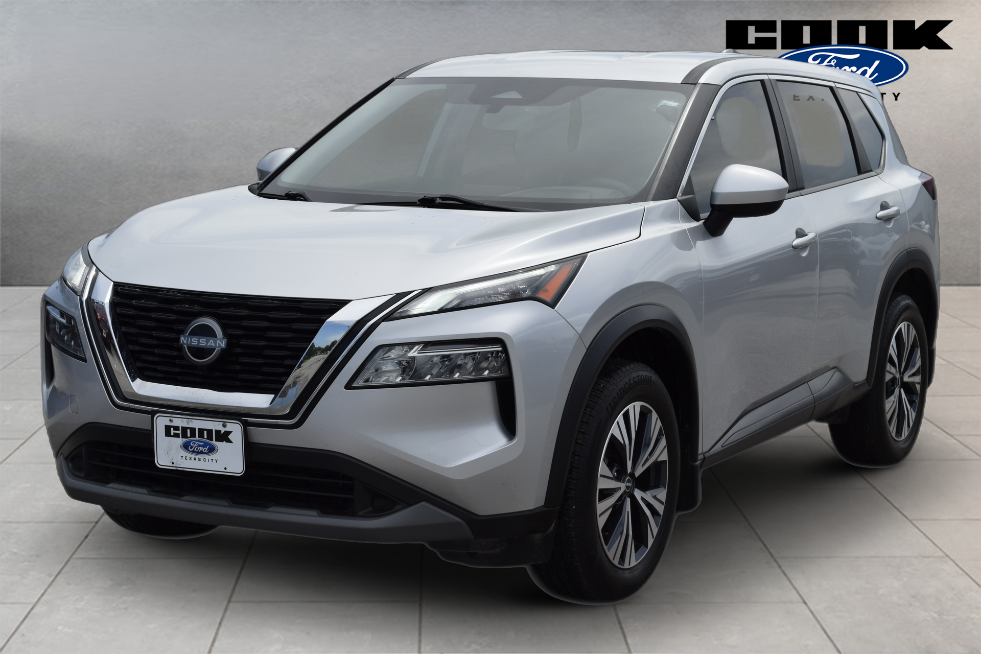 2023 Nissan Rogue SV Silver at South Houston Nissan
