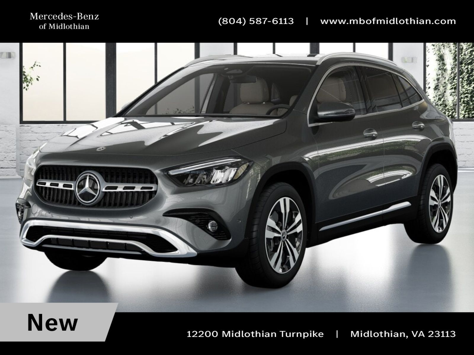 Mountain Gray Metallic 2026 Mercedes-Benz GLA SUV / Crossover All-Wheel Drive 8-Speed Dual Clutch