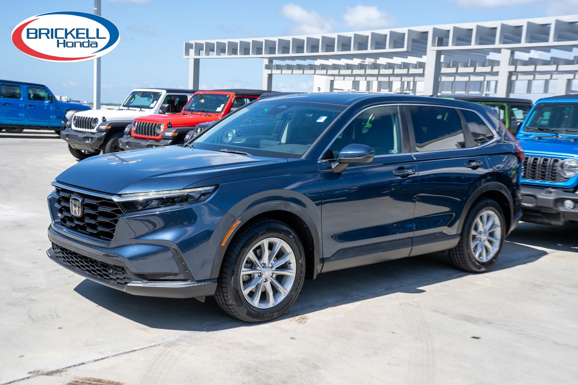 sparkle silver metallic 2023 Honda CR-V EX-L AWD SUV / Crossover All-Wheel Drive Continuously Variable Transmission