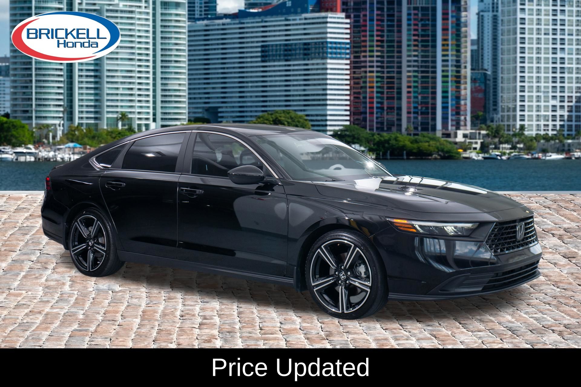 Crystal Black Pearl 2023 Honda Accord Hybrid Sedan Front-Wheel Drive Continuously Variable Transmission