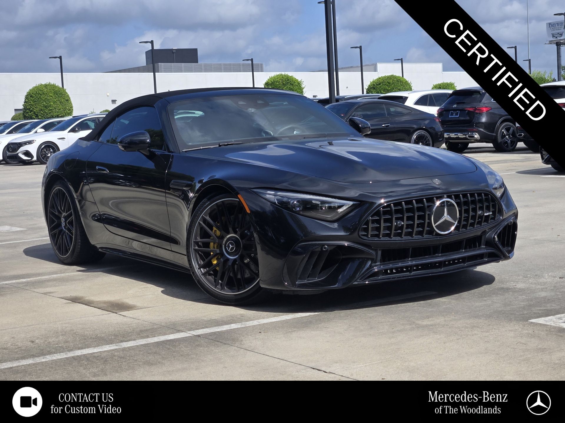 Obsidian Black Metallic 2026 Mercedes-Benz SL-Class Convertible All-Wheel Drive 9-Speed Automatic