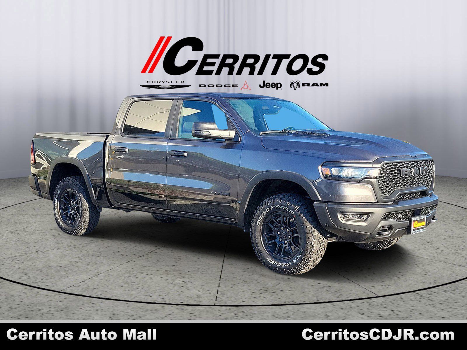 Gray (Granite Crystal Metallic Clearcoat) 2026 RAM 1500 Pickup Truck Four-Wheel Drive 8-Speed Automatic