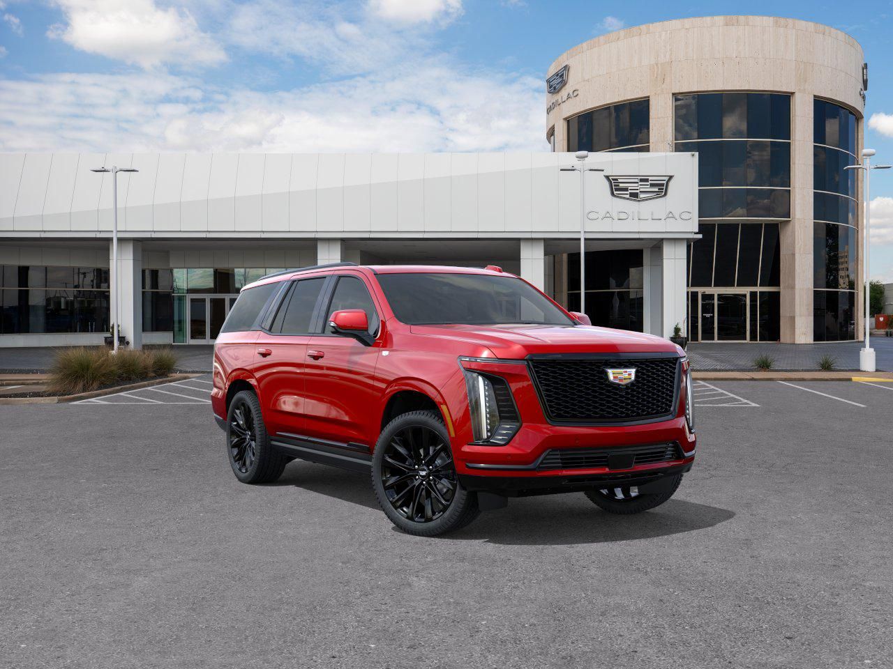 Radiant Red Tintcoat 2025 Cadillac Escalade Sport Platinum 4WD SUV / Crossover Four-Wheel Drive Automatic