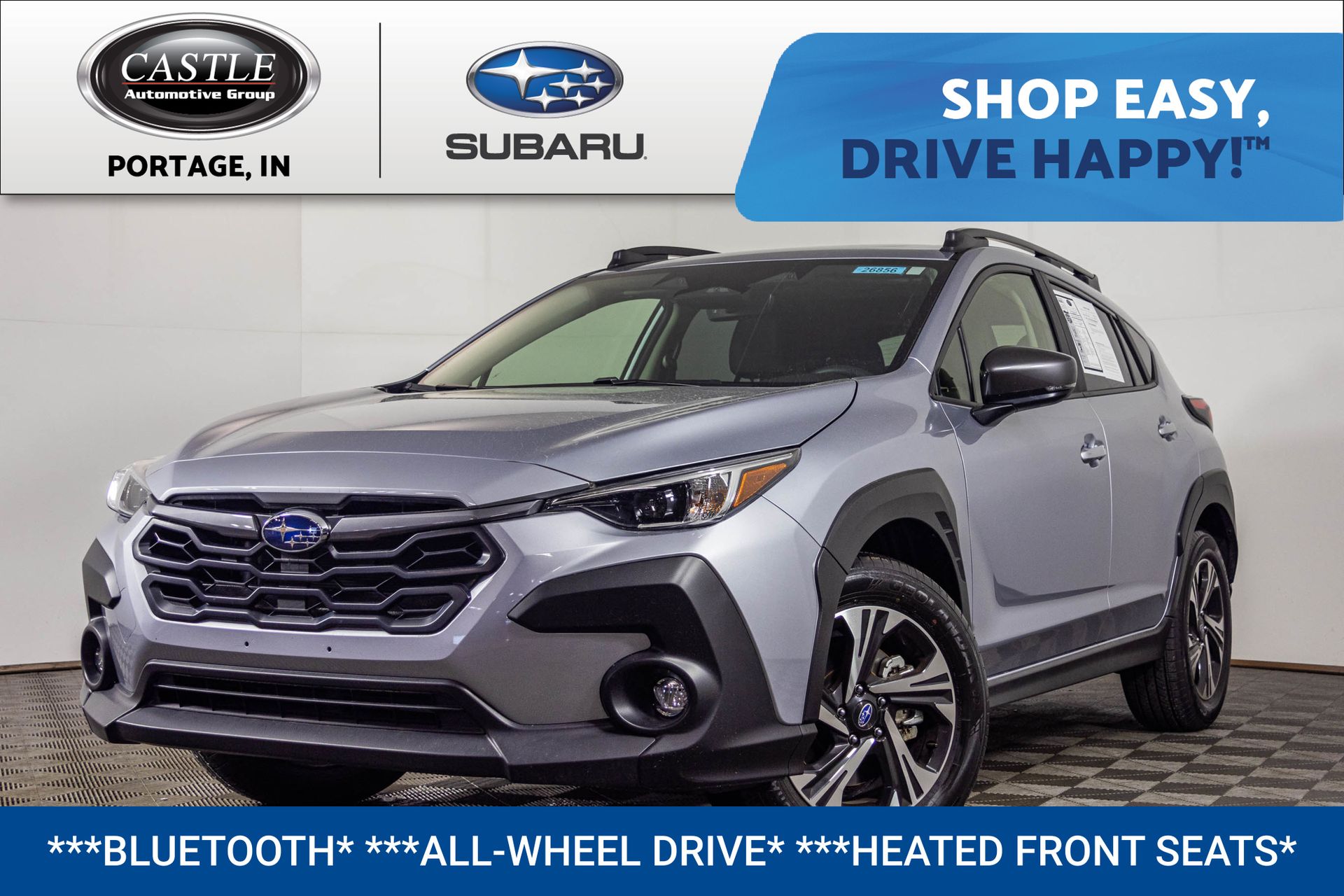 Ice Silver Metallic 2025 Subaru Crosstrek Premium AWD SUV / Crossover All-Wheel Drive Continuously Variable Transmission