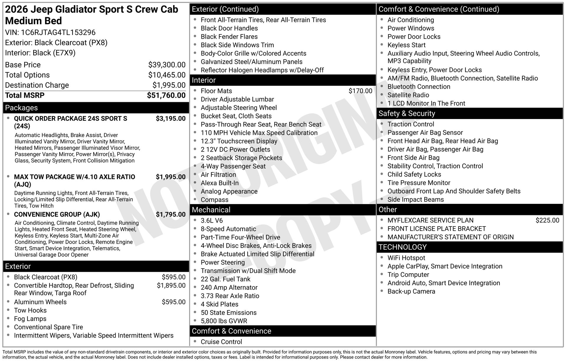 2026 Jeep Gladiator Sport S