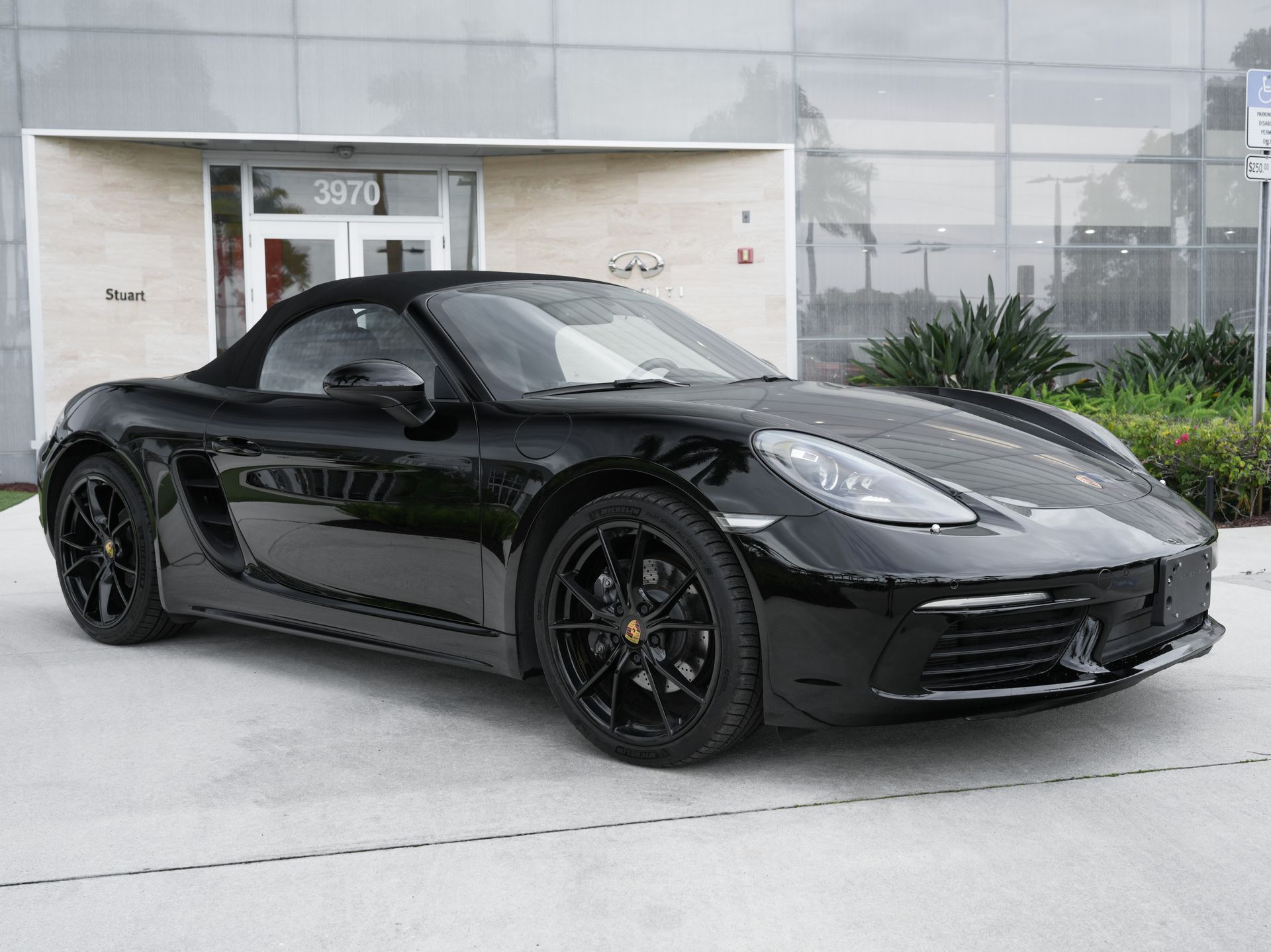 used 2021 Porsche 718 Boxster car, priced at $53,000