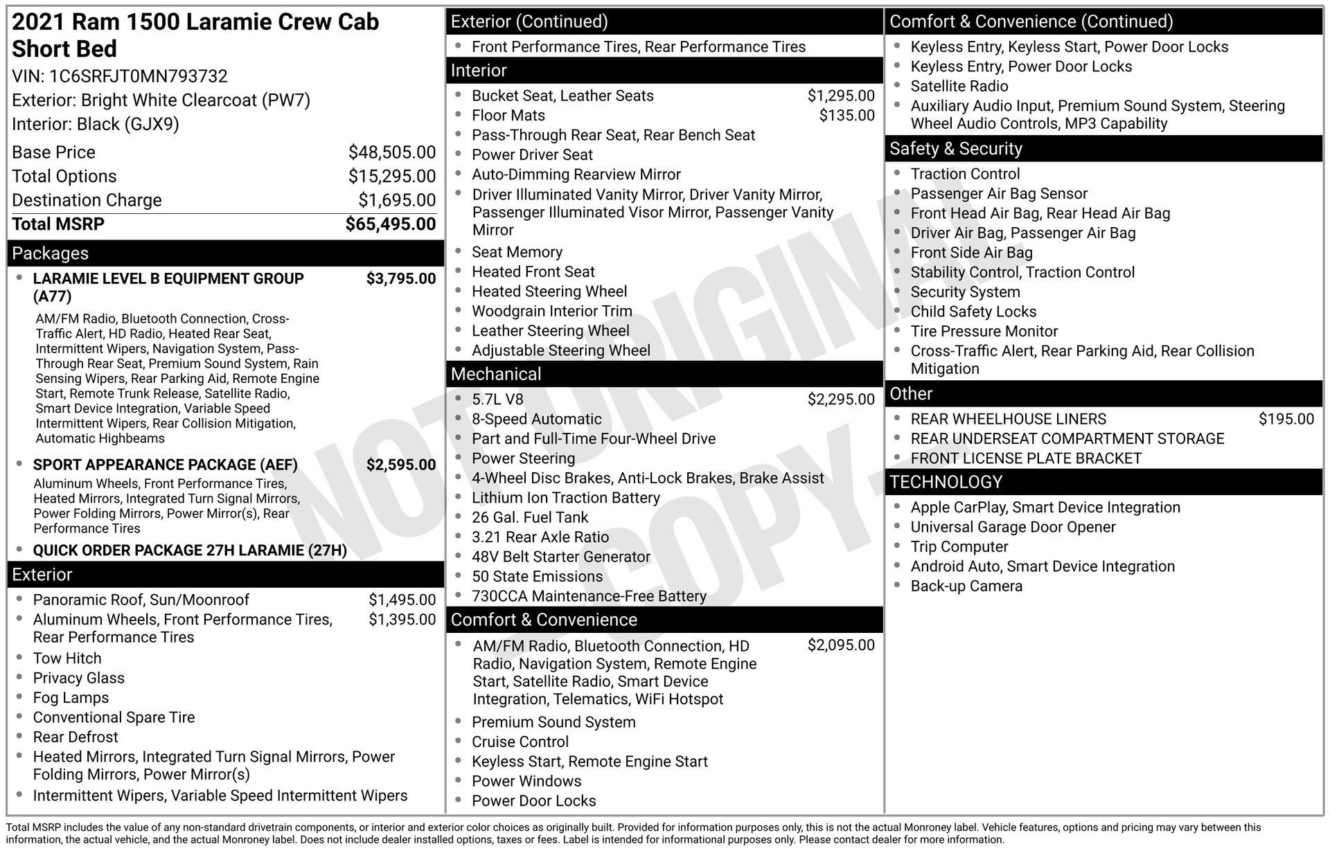 2021 RAM 1500 - Image 3