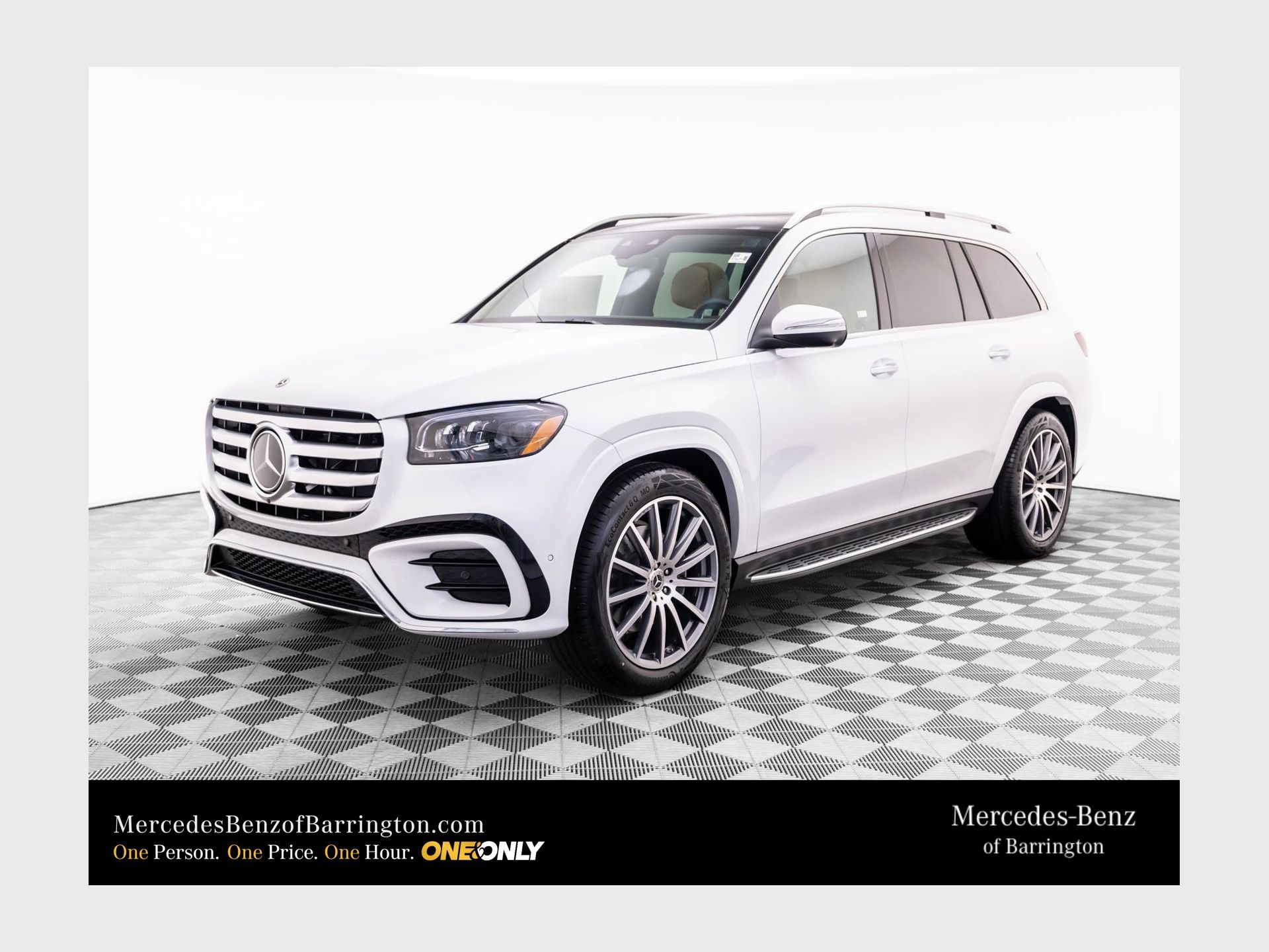 Moonlight White Metallic 2026 Mercedes-Benz GLS SUV / Crossover All-Wheel Drive 9-Speed Automatic