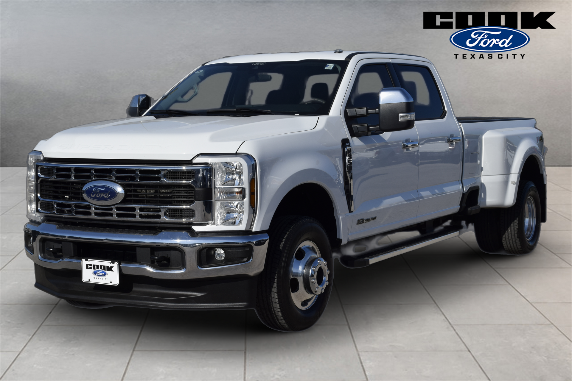 2024 Ford F-350SD XLT White at Central Houston Nissan
