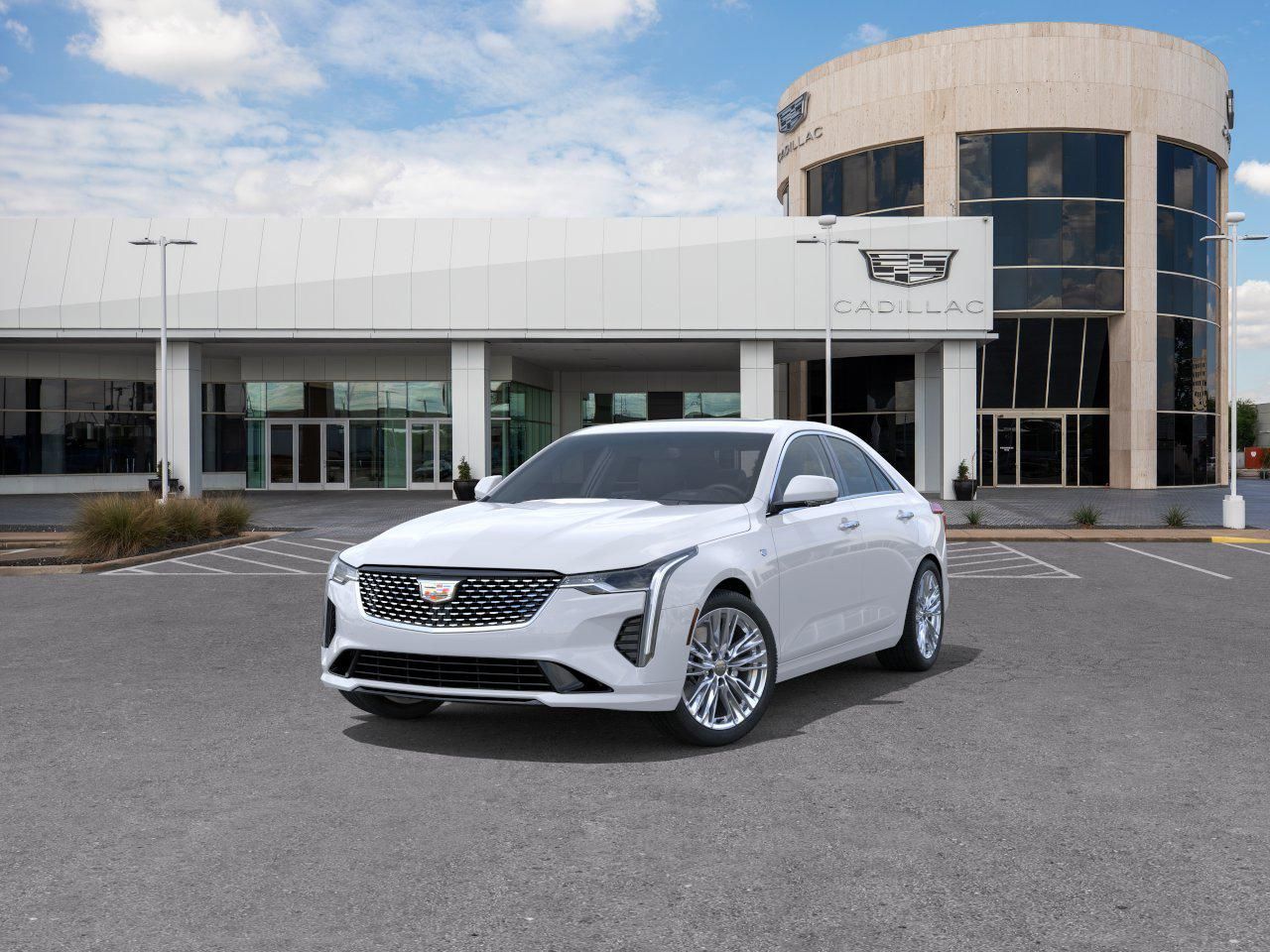 2026 Cadillac CT4 Premium Luxury White at Bayway Cadillac Southwest