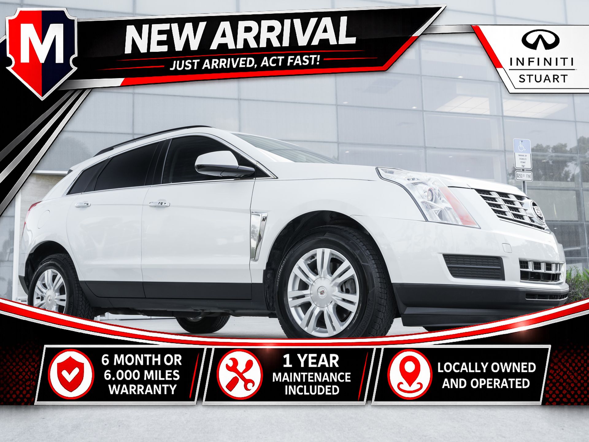 Gray (Platinum Ice Tricoat) 2015 Cadillac SRX SUV / Crossover Front-Wheel Drive 6-Speed Automatic