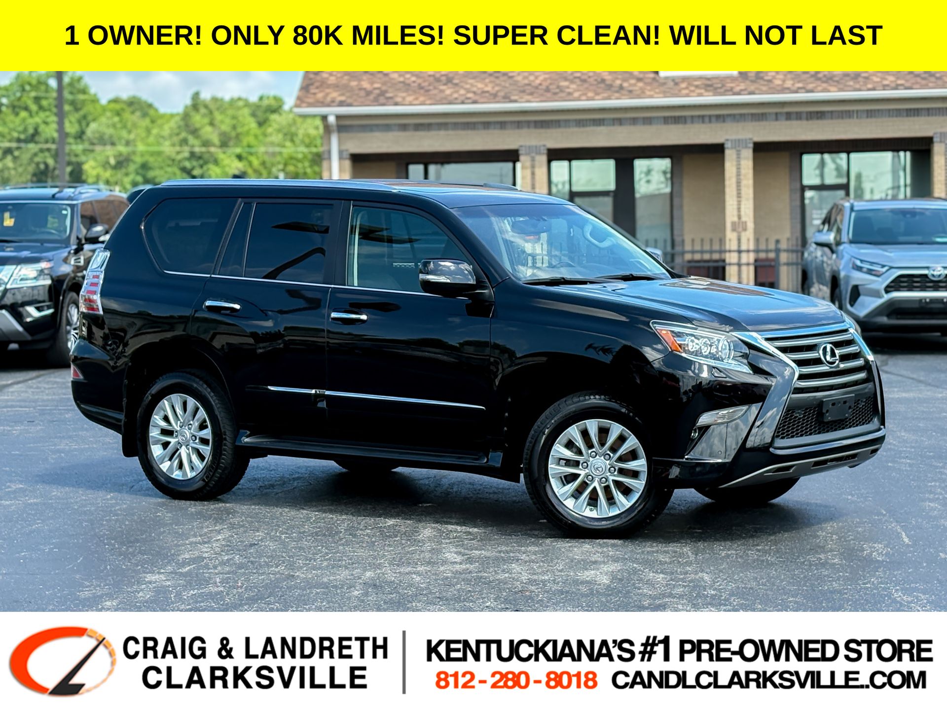 Onyx Black 2016 Lexus GX 460 4WD SUV / Crossover All-Wheel Drive 6-Speed Automatic