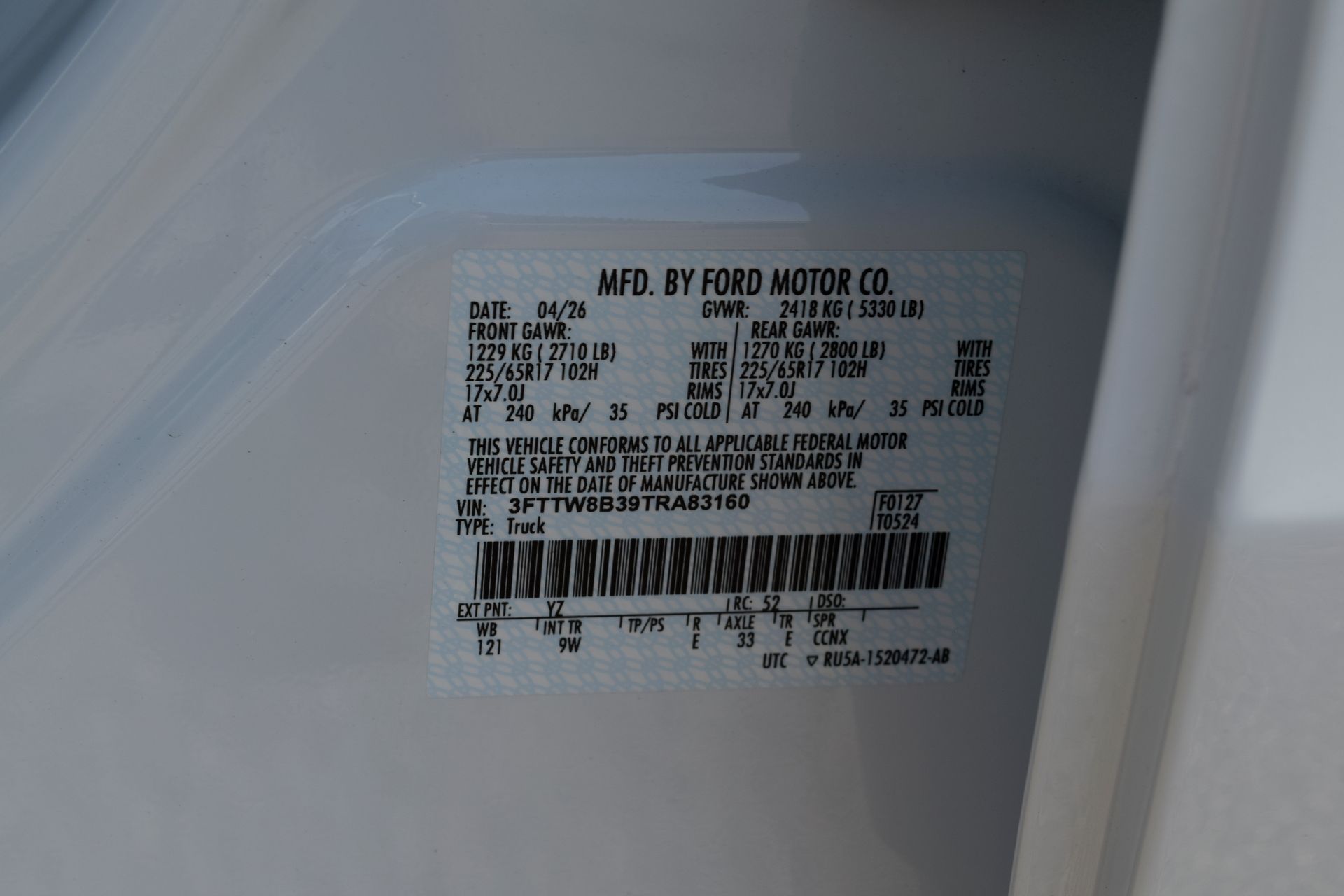 2026 Ford Maverick XL White at Cook Ford