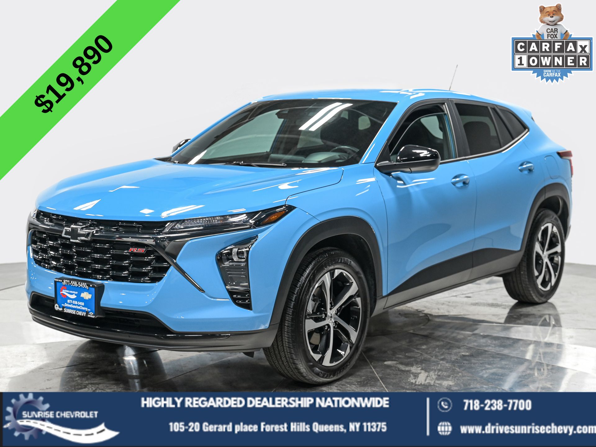 Marina Blue Metallic 2025 Chevrolet Trax SUV / Crossover Front-Wheel Drive 6-Speed Automatic