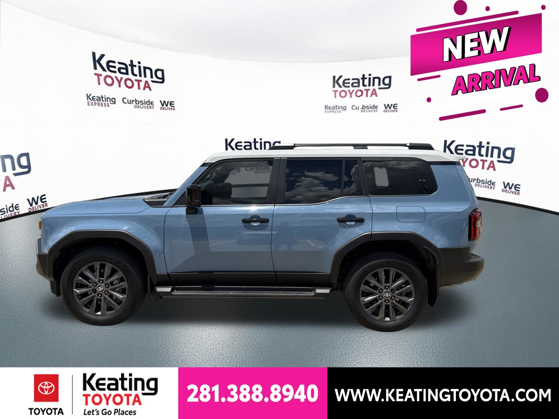 Heritage Blue/Gray Scape 2024 Toyota Land Cruiser SUV / Crossover Four-Wheel Drive 8-Speed Automatic