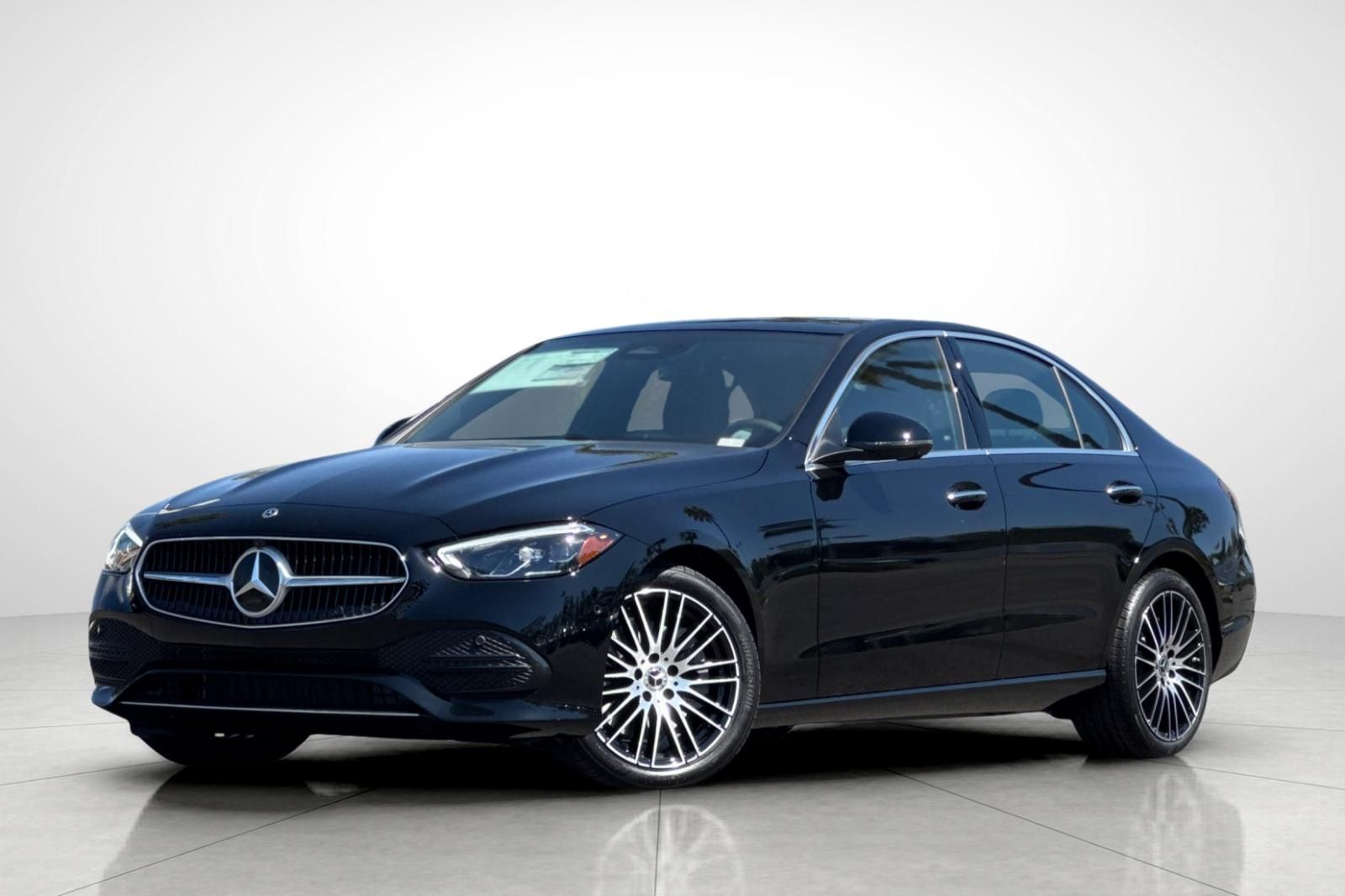 Black 2026 Mercedes-Benz C-Class Sedan Rear-Wheel Drive 9-Speed Automatic
