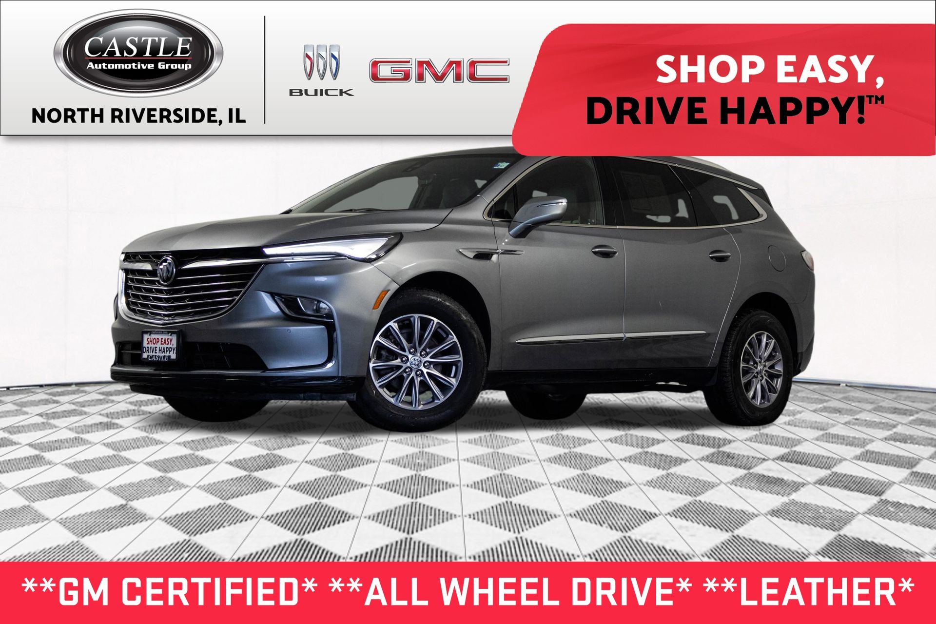 Moonstone Gray Metallic 2024 Buick Enclave Premium AWD SUV / Crossover Four-Wheel Drive 9-Speed Automatic