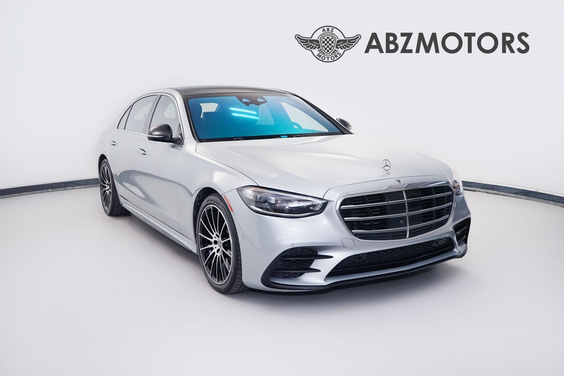Silver 2021 Mercedes-Benz S-Class Sedan All-Wheel Drive Automatic