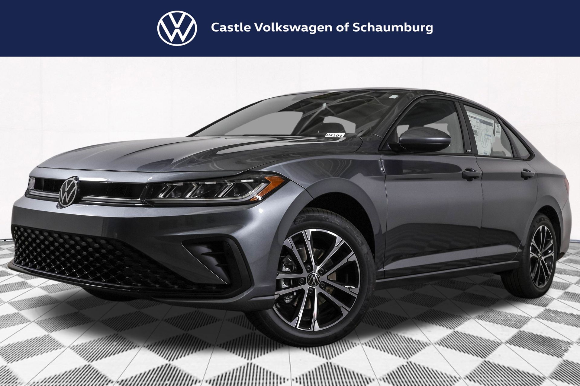 Platinum Gray Metallic 2026 Volkswagen Jetta Sedan Front-Wheel Drive 8-Speed Automatic