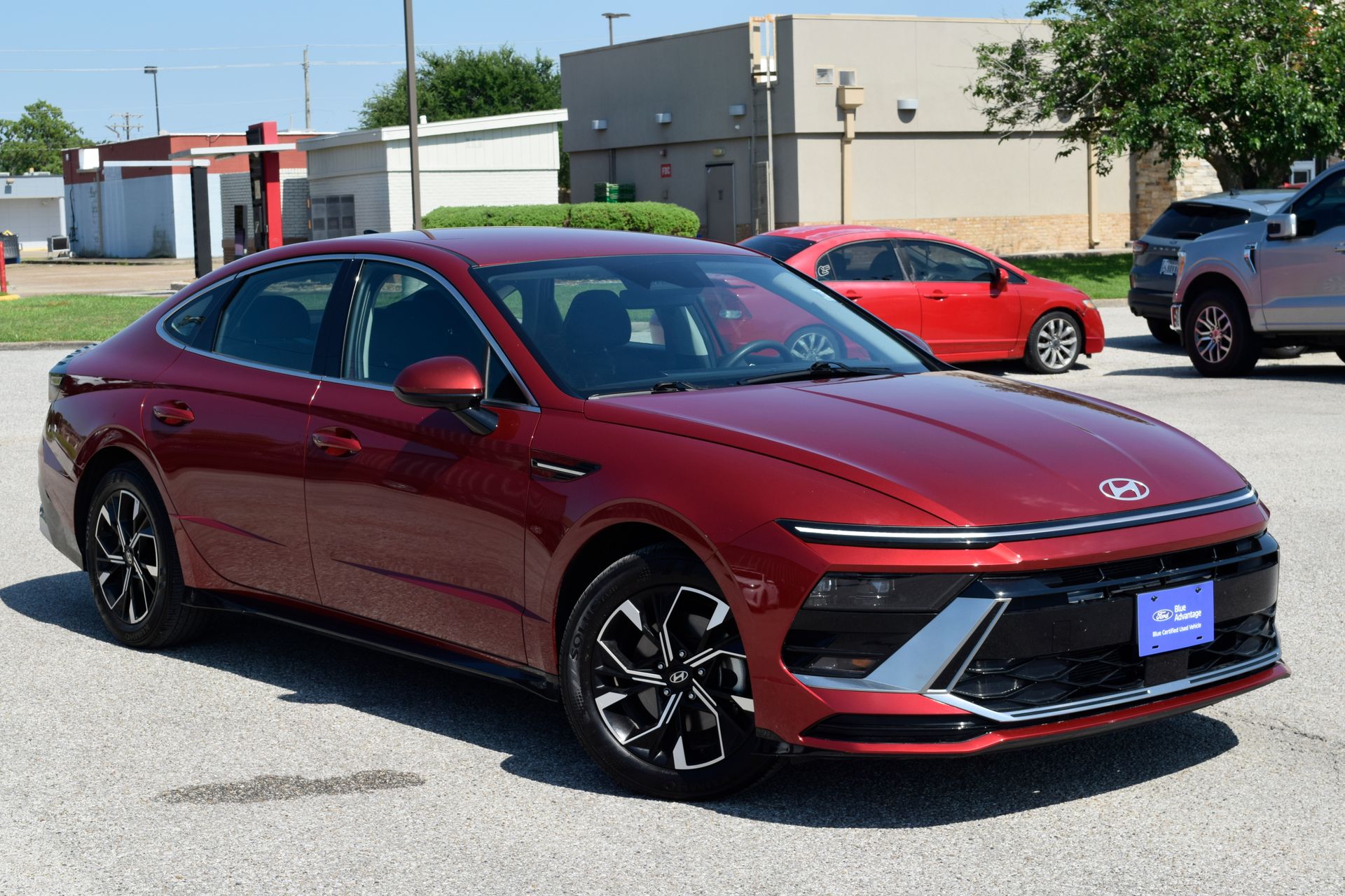2025 Hyundai Sonata SEL Red at Classic Elite Chevrolet Sugar Land