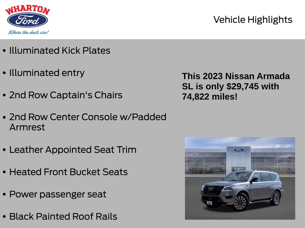 2023 Nissan Armada SL Gray at Joe Myers Mazda Kia