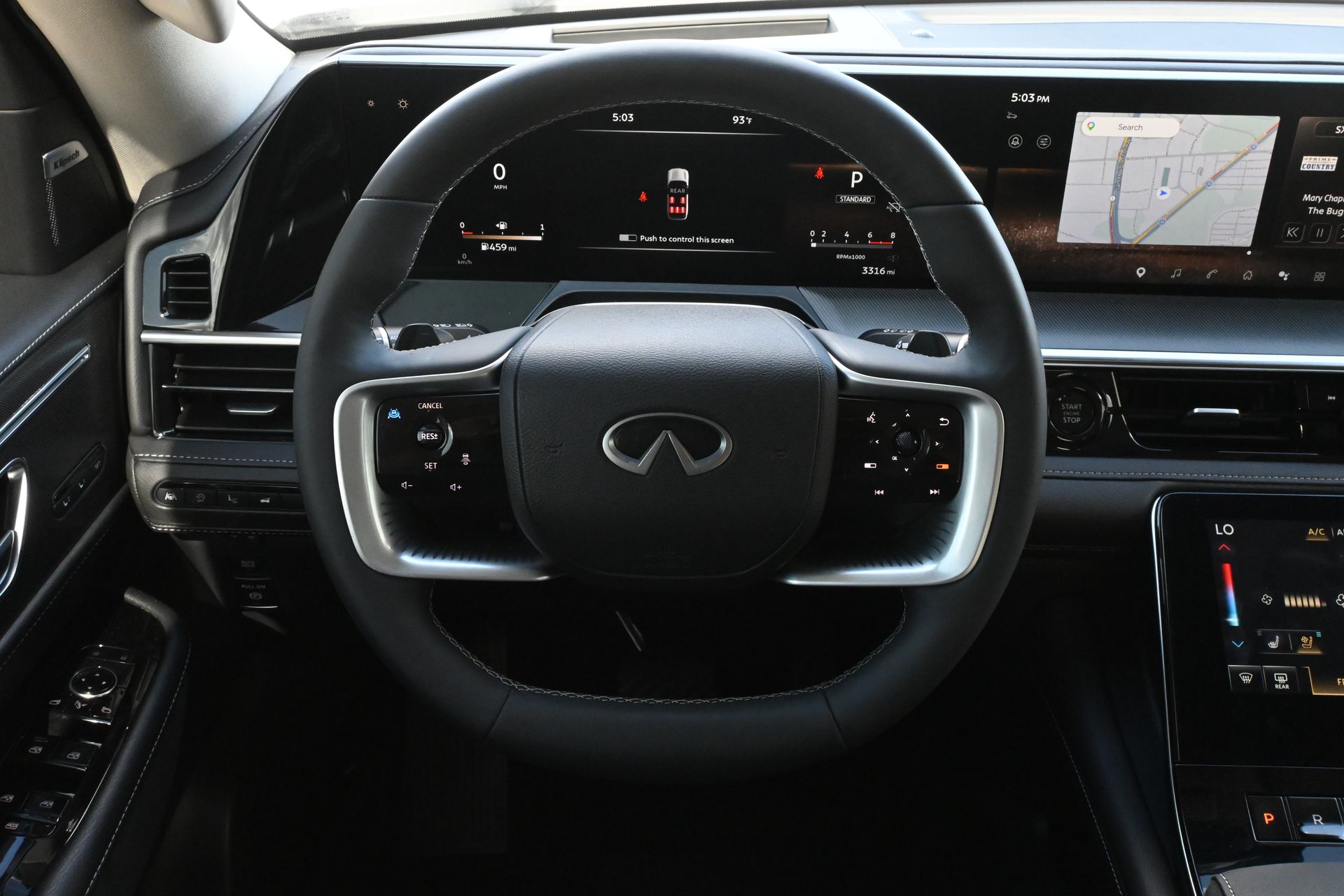 2026 INFINITI QX80 LUXE White at Genesis of Spring