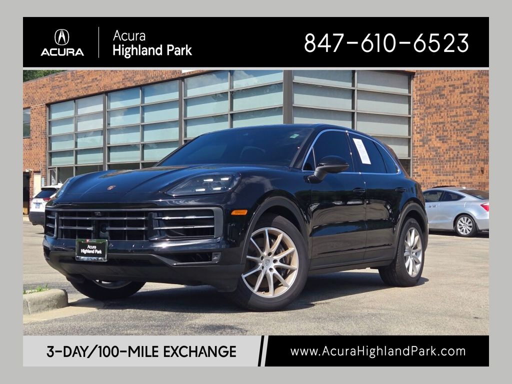 Black 2024 Porsche Cayenne SUV / Crossover All-Wheel Drive 8-Speed Automatic