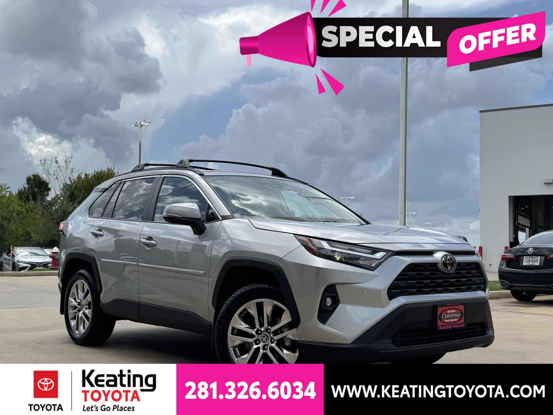 Silver Sky Metallic 2024 Toyota RAV4 SUV / Crossover All-Wheel Drive 8-Speed Automatic